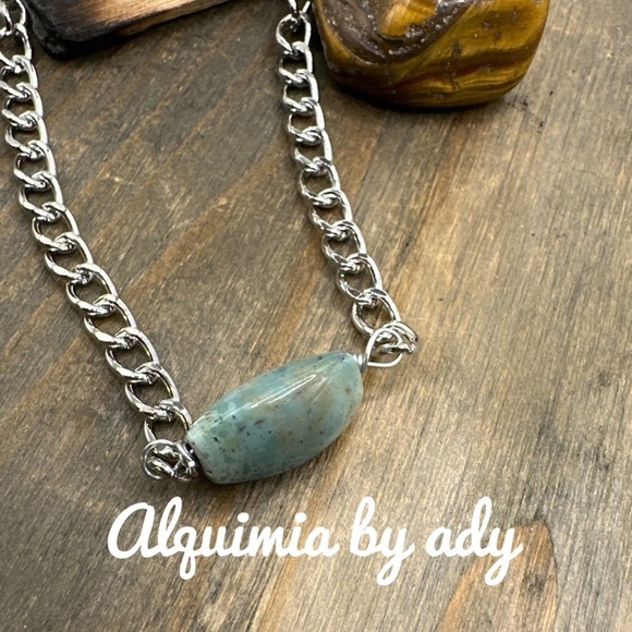 Alquimia by Ady Silver and Blue Necklace - Picture 1 of 6